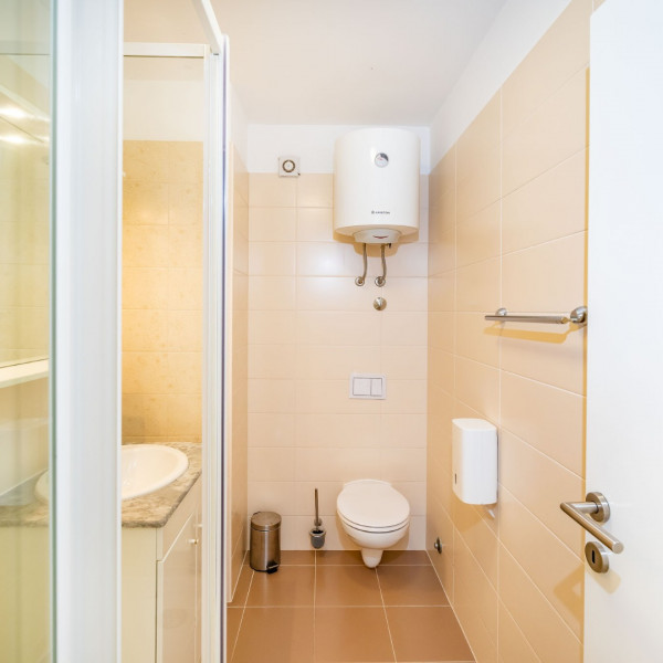 Kúpeľňa / WC, Apartments Punta, Apartmány Punta v Privlaka v Chorvátsku pri piesočnatých plážach Privlaka