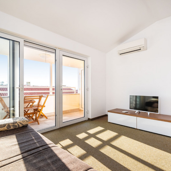 Living room, Apartments Punta, Apartments Punta in Privlaka Croatia by the sandy beaches Privlaka